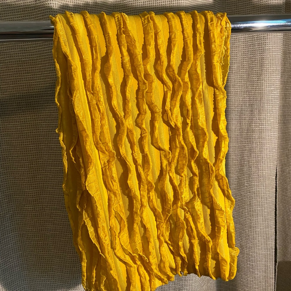 Yellow Infinity Scarf - Picture 3 of 3